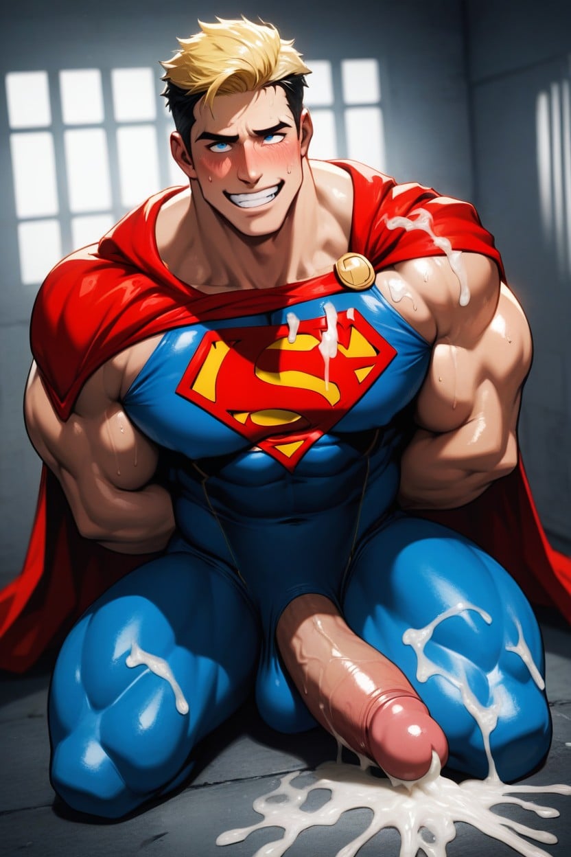Fully Clothed, Red Capes, 18+ AI Gay Porn