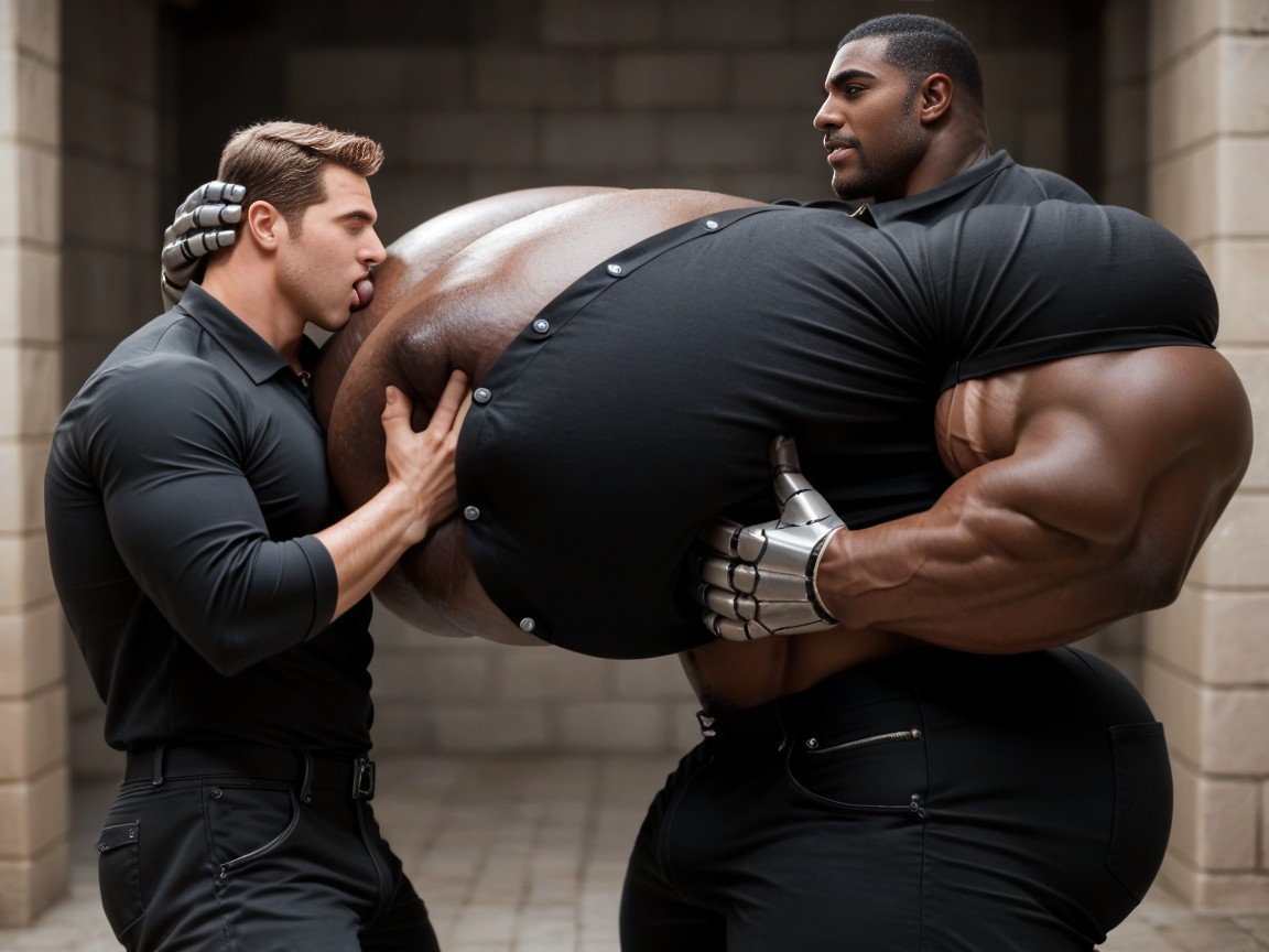 Gigantic, Hyper Breasts, Lactation AI Gay Porn