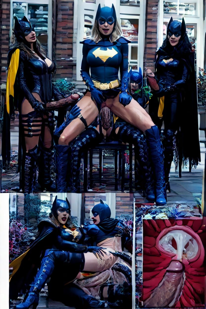 Story, Horny, Fucked By Futanari Gigantic Dark Evil Tentacle Clown Female Villain Monster AI Porn