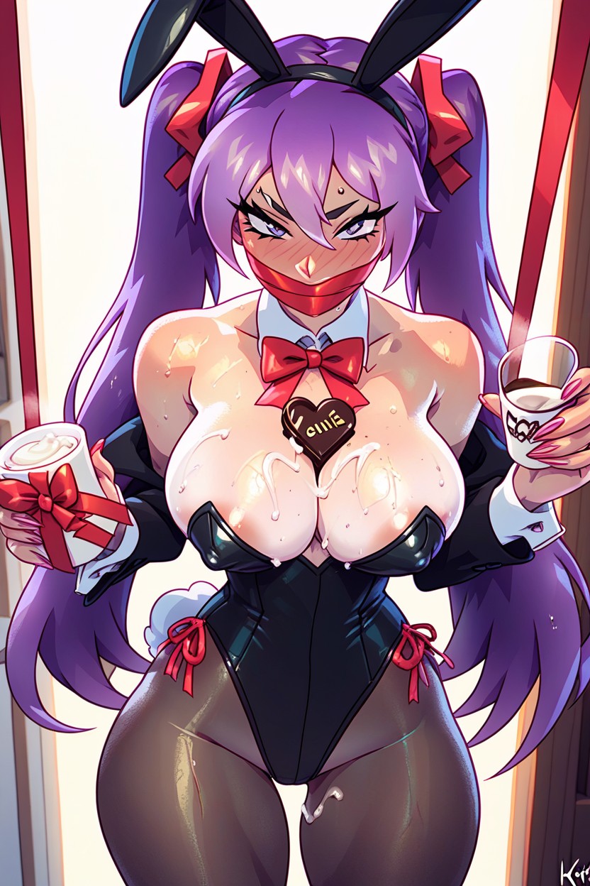 Cleavage, Cum In Coffee Cup, Cleave Gag Hentai AI Porn
