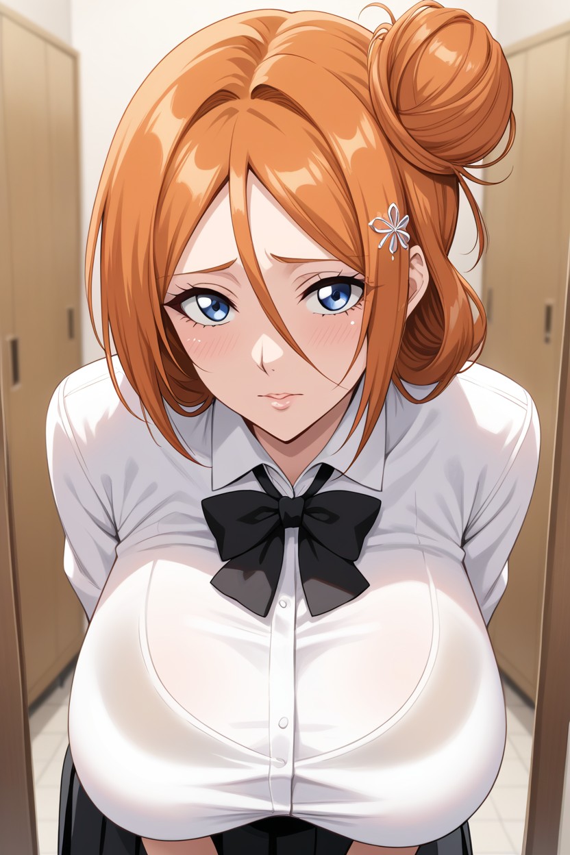Waist, Wearing White Clothes, Detailed Hentai AI Porn