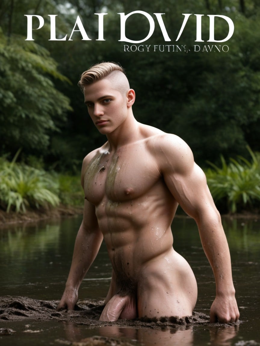 Skin Glowing Radiantly In Sunlight, Noir, Looking At Viewer Porno gay IA