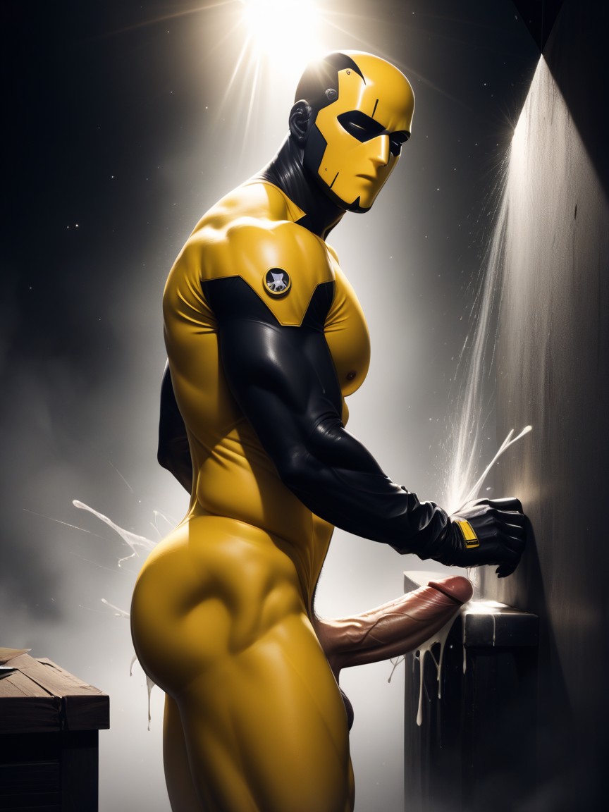 Robin, Hyper Cinematic, Hyper Lens Flare Eyes AI Gay Porn