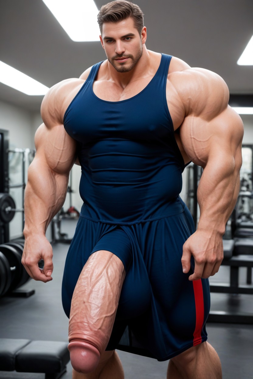 Massive Cock, Multiple Views, Giant Muscle AI Gay Porn