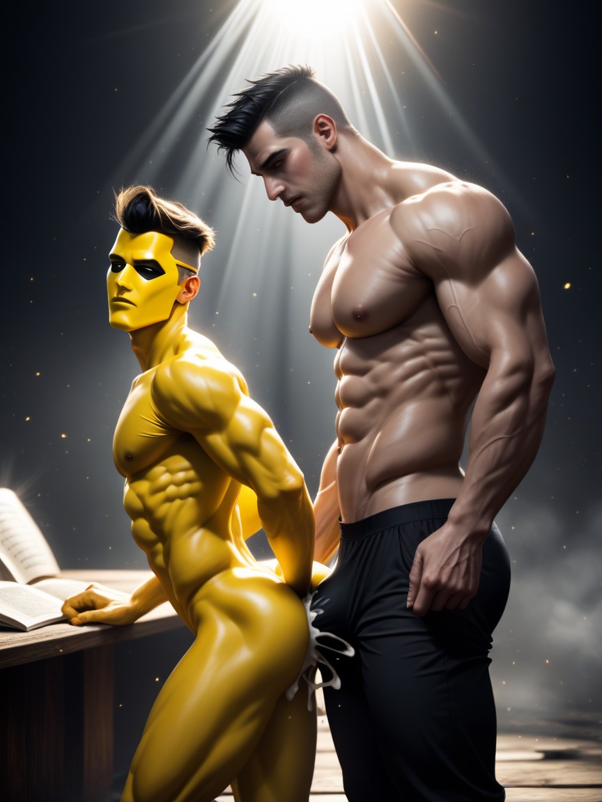 Hyper Fog, Magazine Cover, Spotlights Porno gay IA