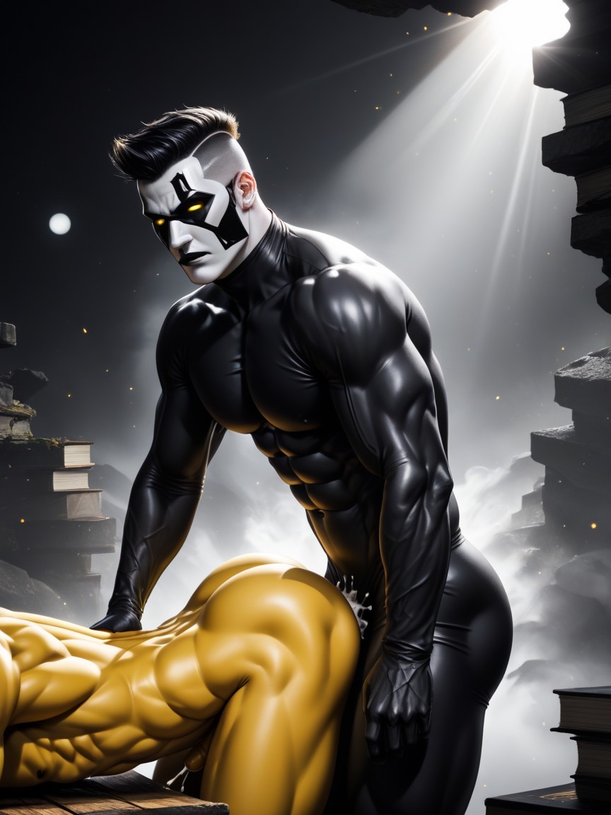 Sunlight Streams, Extreme Orgasm, Noir AI Gay Porn