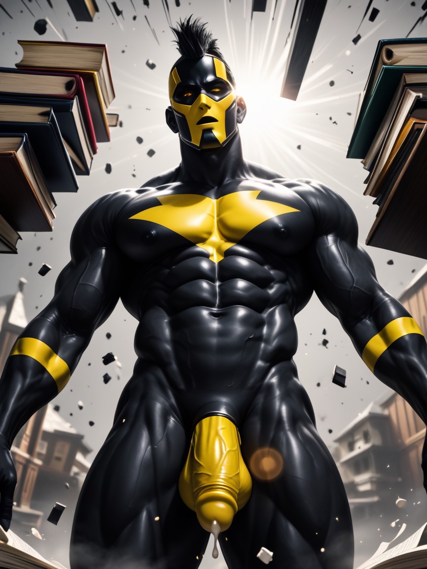 Many Dialogues, Sunlight Streams, Magazine Cover AI Gay Porn