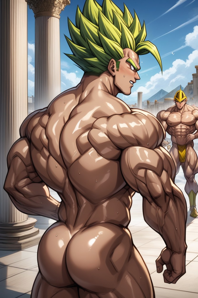 Ultra Hyper Muscle, Harem, Thick Thighs AI Gay Porn