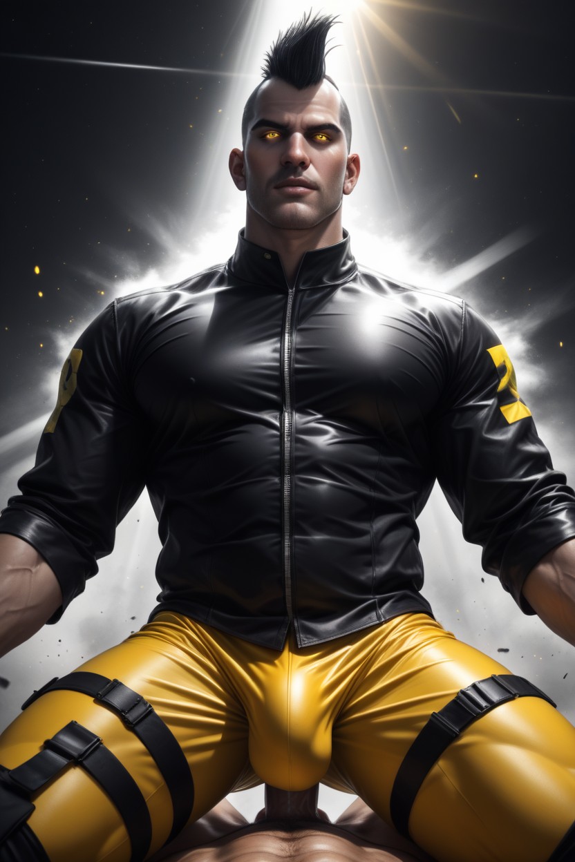 Anal Penetration, Magazine Cover, Noir AI Gay Porn