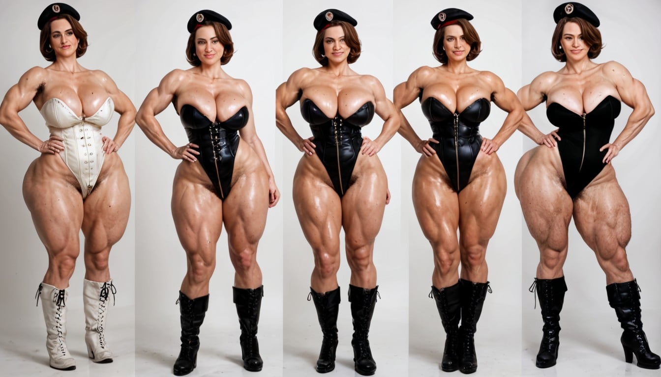 Corset, Sci-fi, Armpit Hair MILF AI Porn