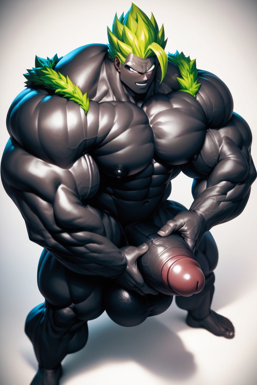 Huge Ball, Huge Muscular Bodybuilder, Big Ball AI Gay Porn