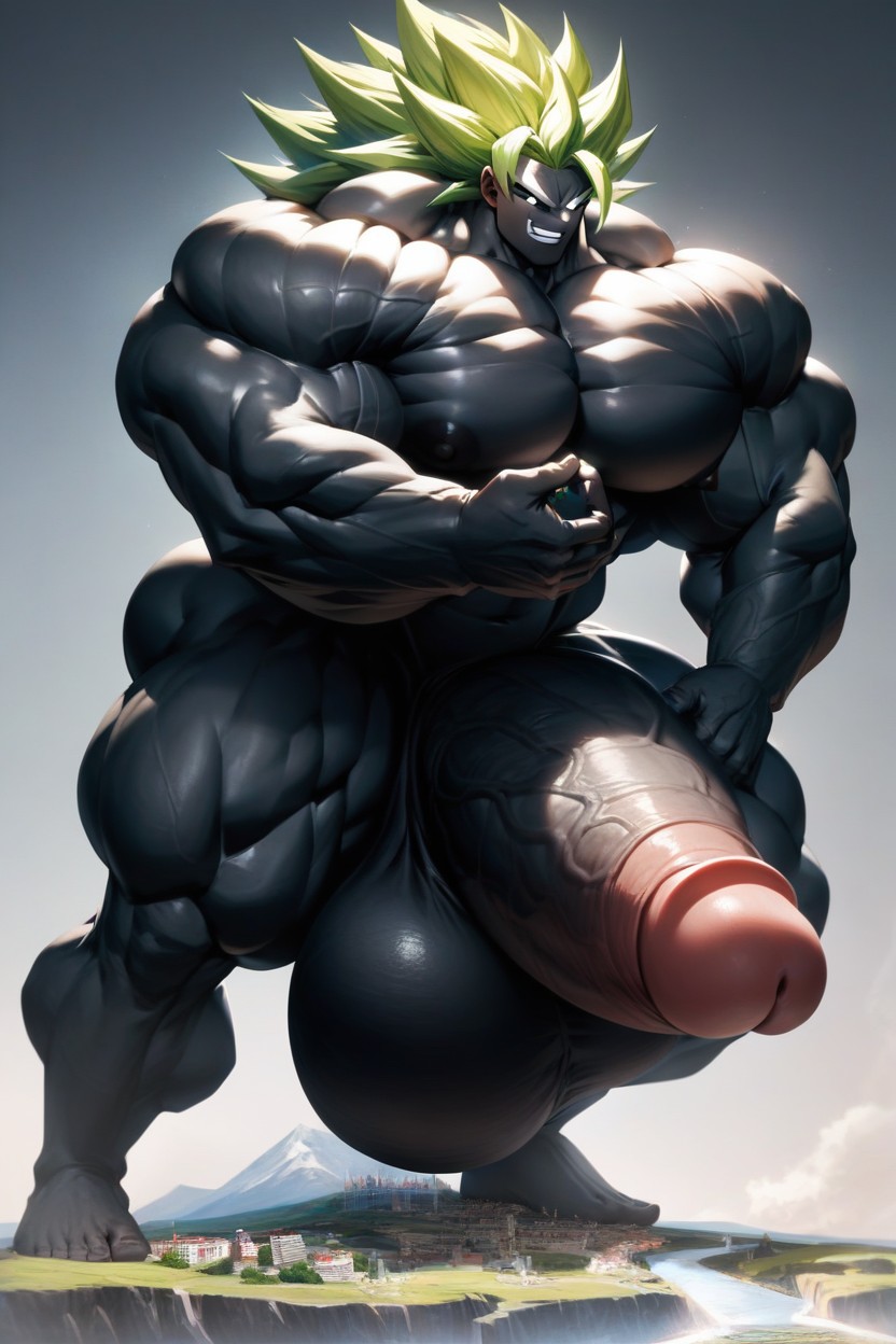 18+, Huge Ball, Extreme Proportions AI Gay Porn