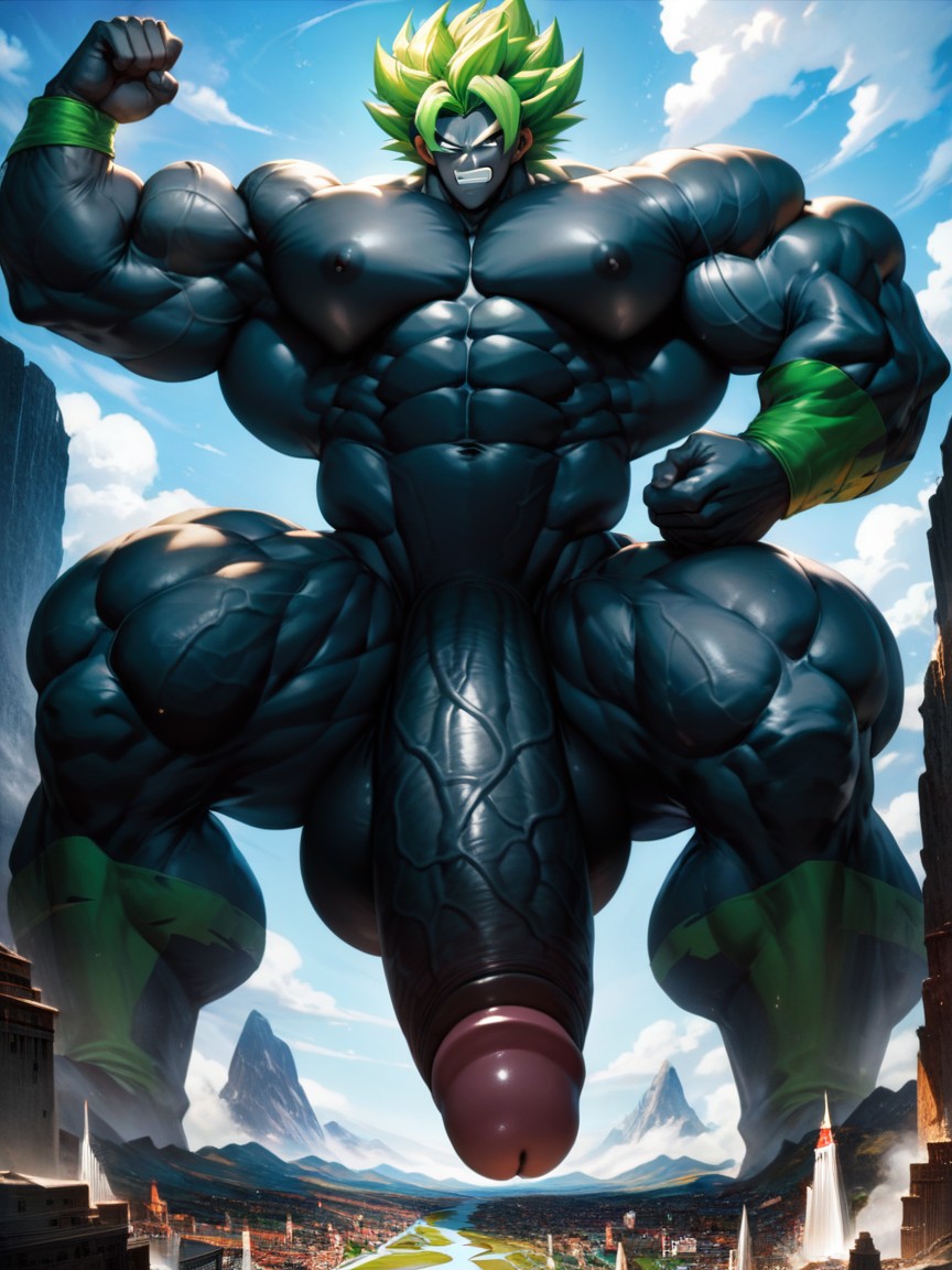 Tall Man, Macro, Long Penis AI Gay Porn