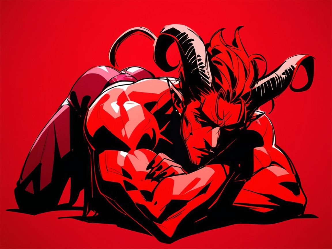 Red Filter, Model, Loin Cloth AI Porn