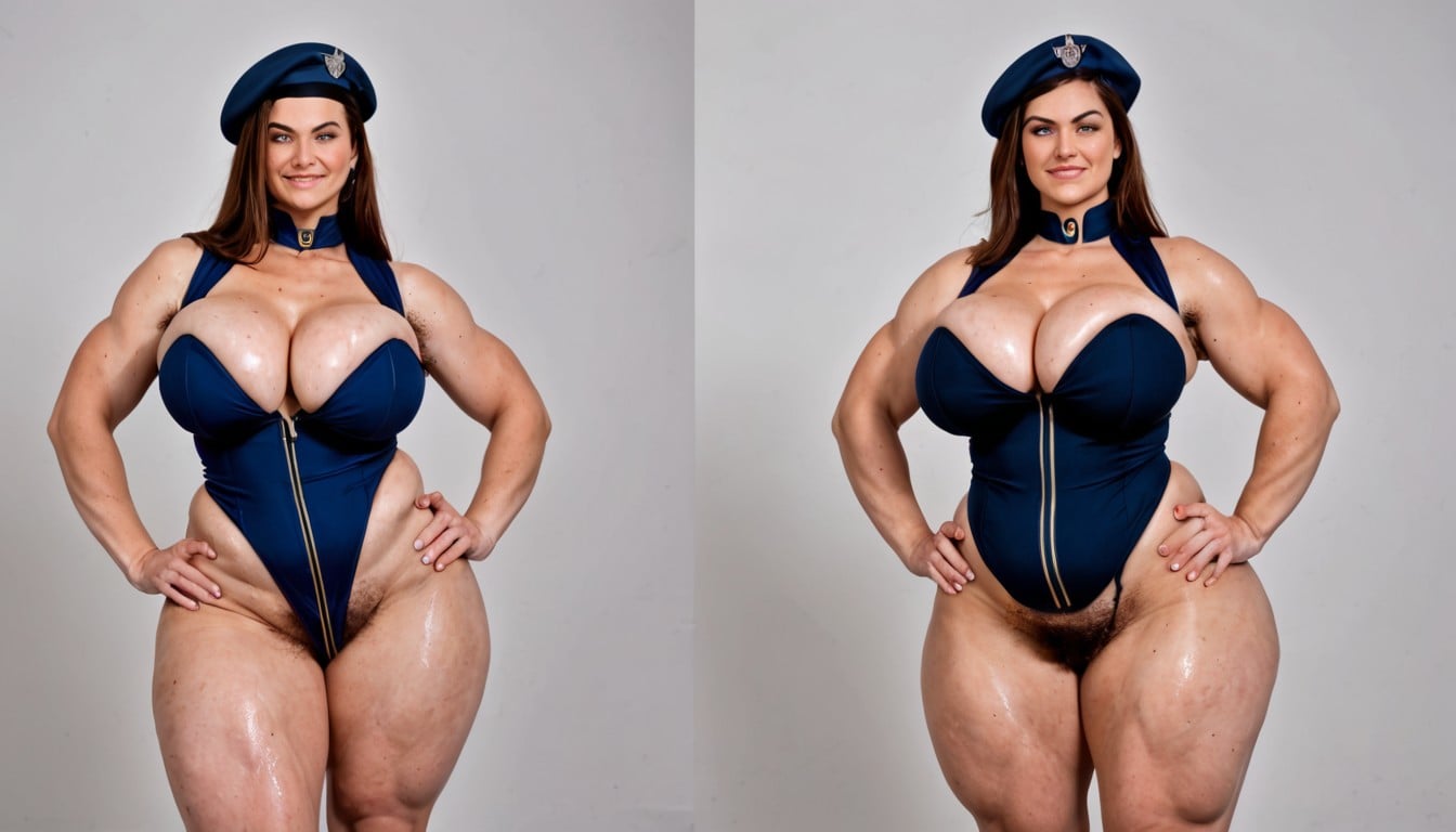 Saggy Body, Flight Attendant, Bbw MILF AI Porn