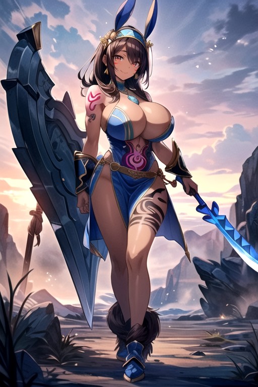 Voluptuous, Ready To Attack, Warm Anime Hentai AI Porn