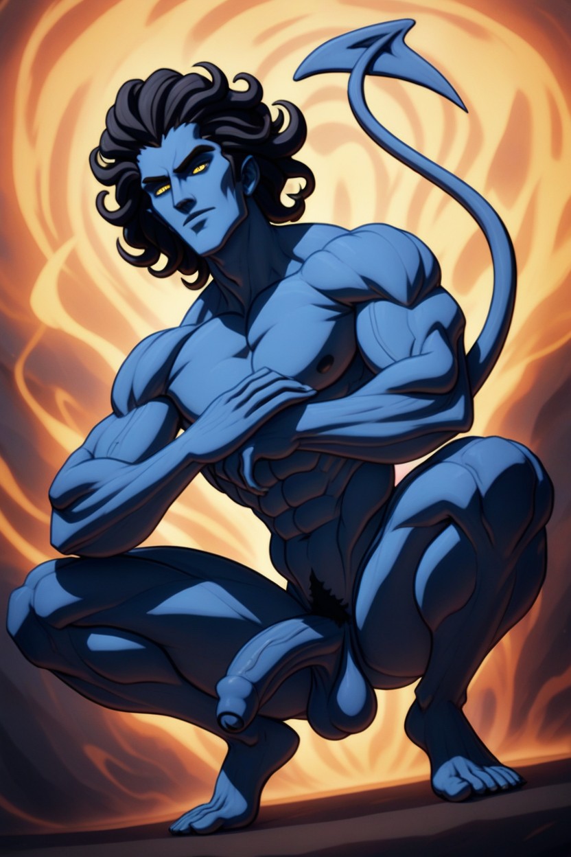 18+, Squatting, Nightcrawler AI Gay Porn