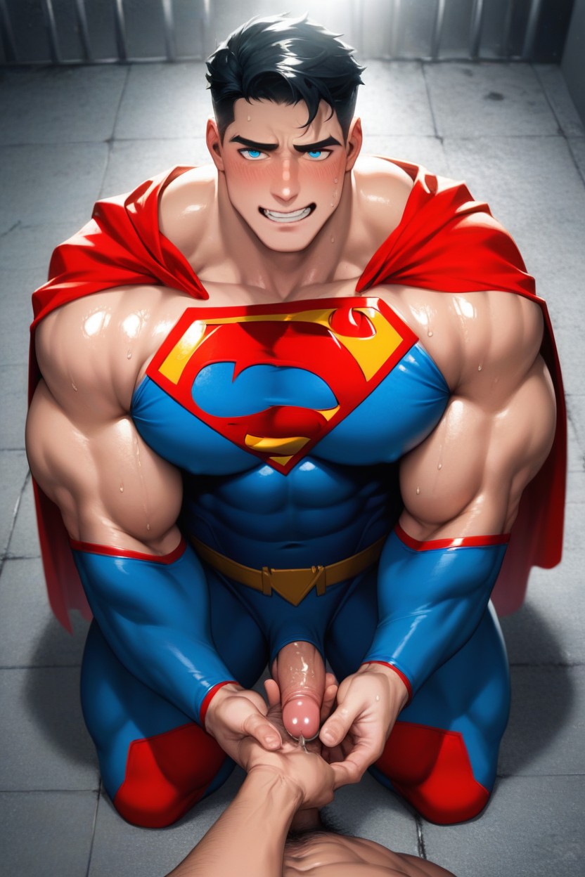 Thick Thighs, Fully Clothed, Massive Neck AI Gay Porn