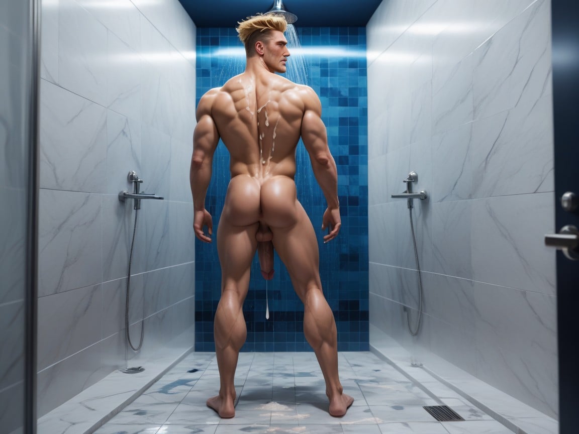 Thick Silky Hair, Lengthy Toes, Cum On Face AI Gay Porn