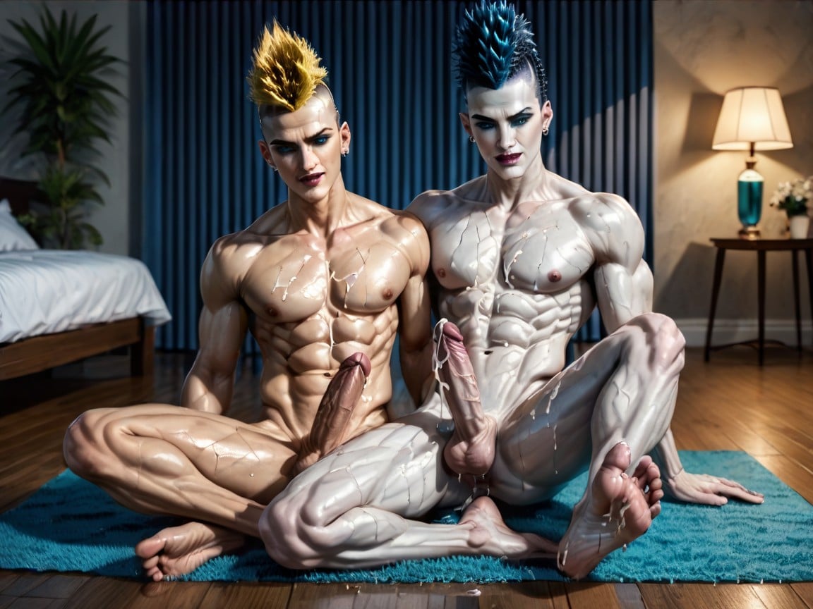 Cum On Butt, Cum On Abs, Two Lean Feet Porno gay IA