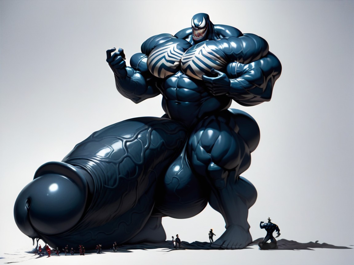 Big Man, Wide, Hyper Penis AI Gay Porn