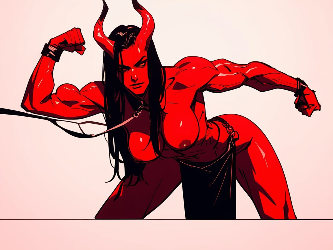Full Body, From Behind, Rough Sketch AI Porn