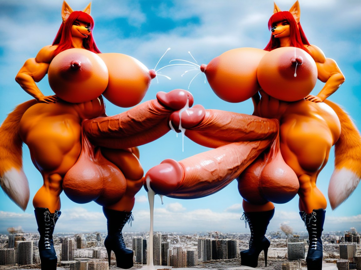 Veiny Testicles, Muslos Gruesos, Erect Puffy Nipples Furry IA