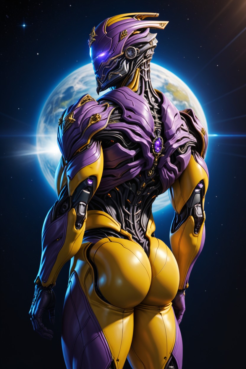 Human Ass, Seductive Pose, Warframe AI Gay Porn