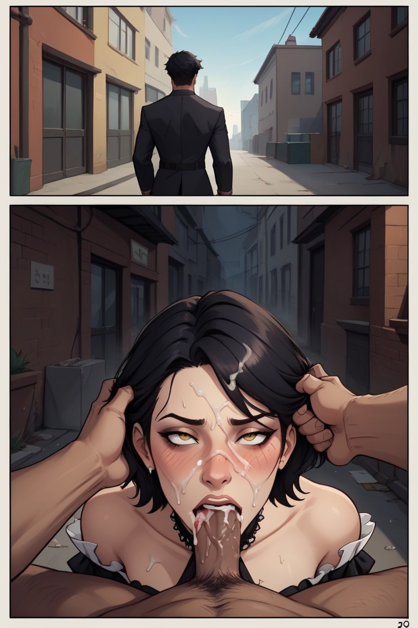 18+, Story, Dark Alley AI Gay Porn