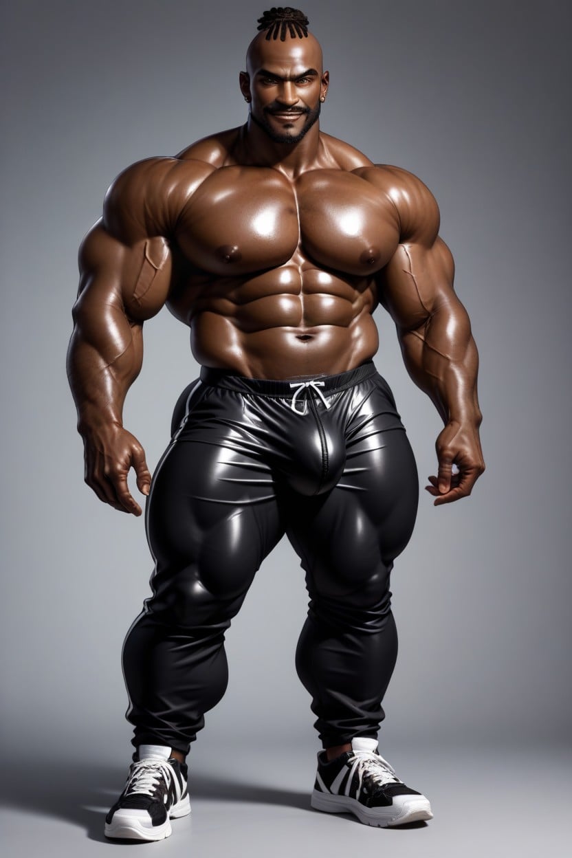Chiseled Body, Sneakers, Enormous Body AI Gay Porn
