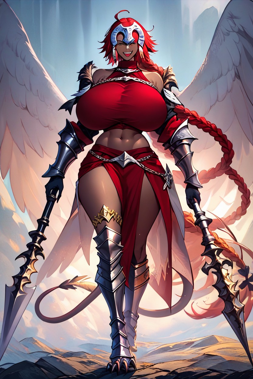 Black Jacket, French, Gold Metal Leg Armor Hentai AI Porn
