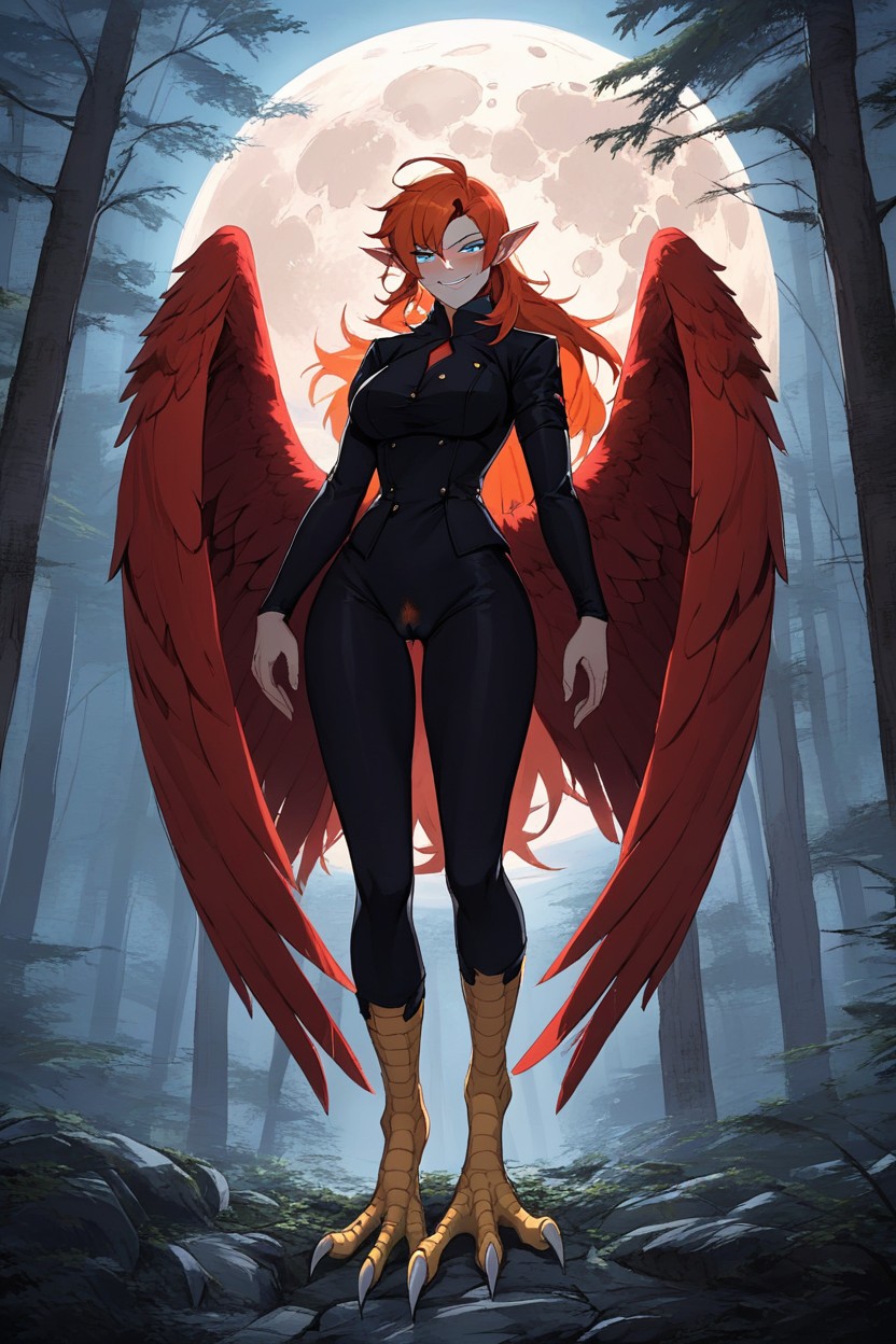 Elf Ears, Pose T, Dawn Furry AI Porn
