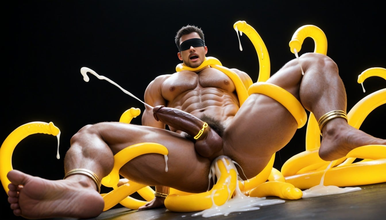 Thick Thighs, Cumshot, Muscular Chinese Warriors ゲイAIポルノ