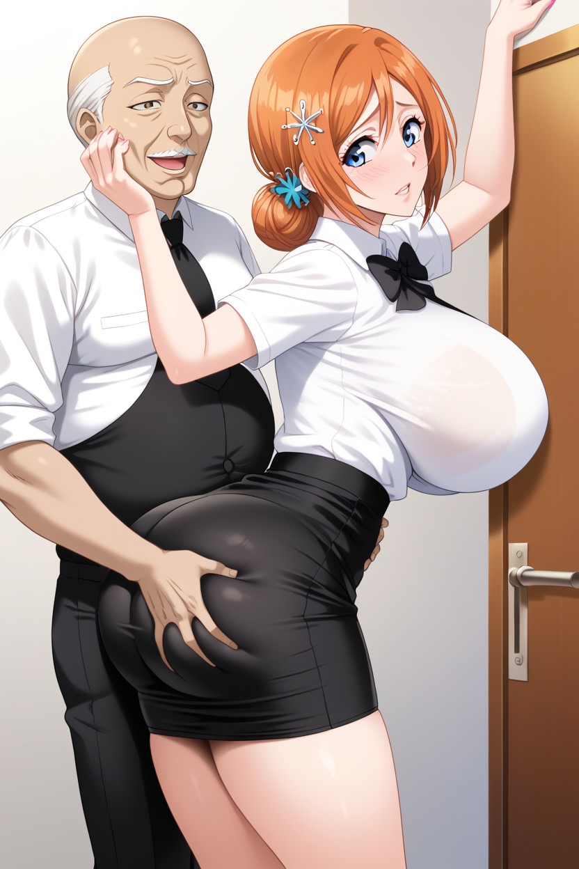 Black Bow Tie, Thirties, White Shirt Hentai AI Porn