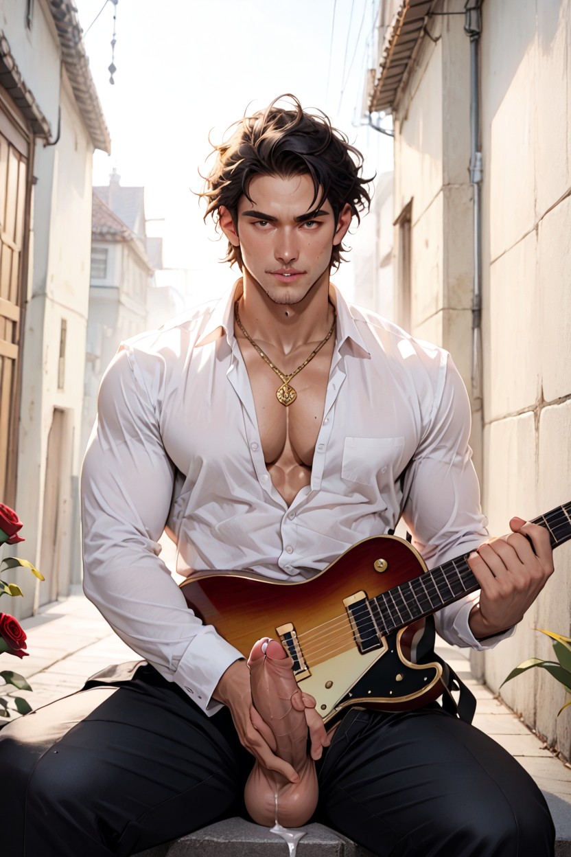 Romantic Serenading, Very Ribcage, Black Hair Porno IA Gay