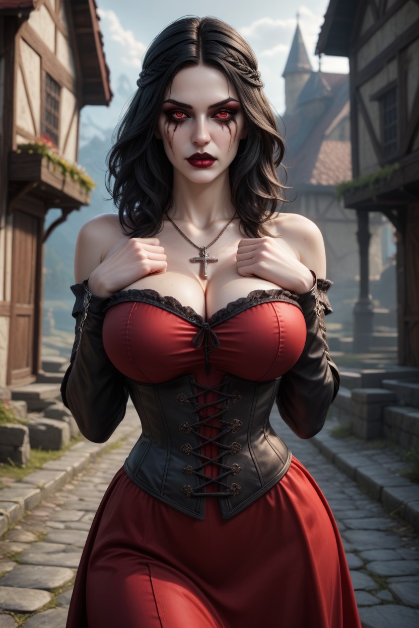 Serana From Skyrim, Pale Skin, Vampire AI Porn