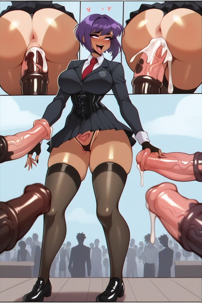Bounce Lines, Pixie Cut, Bbw Hentai AI Porn