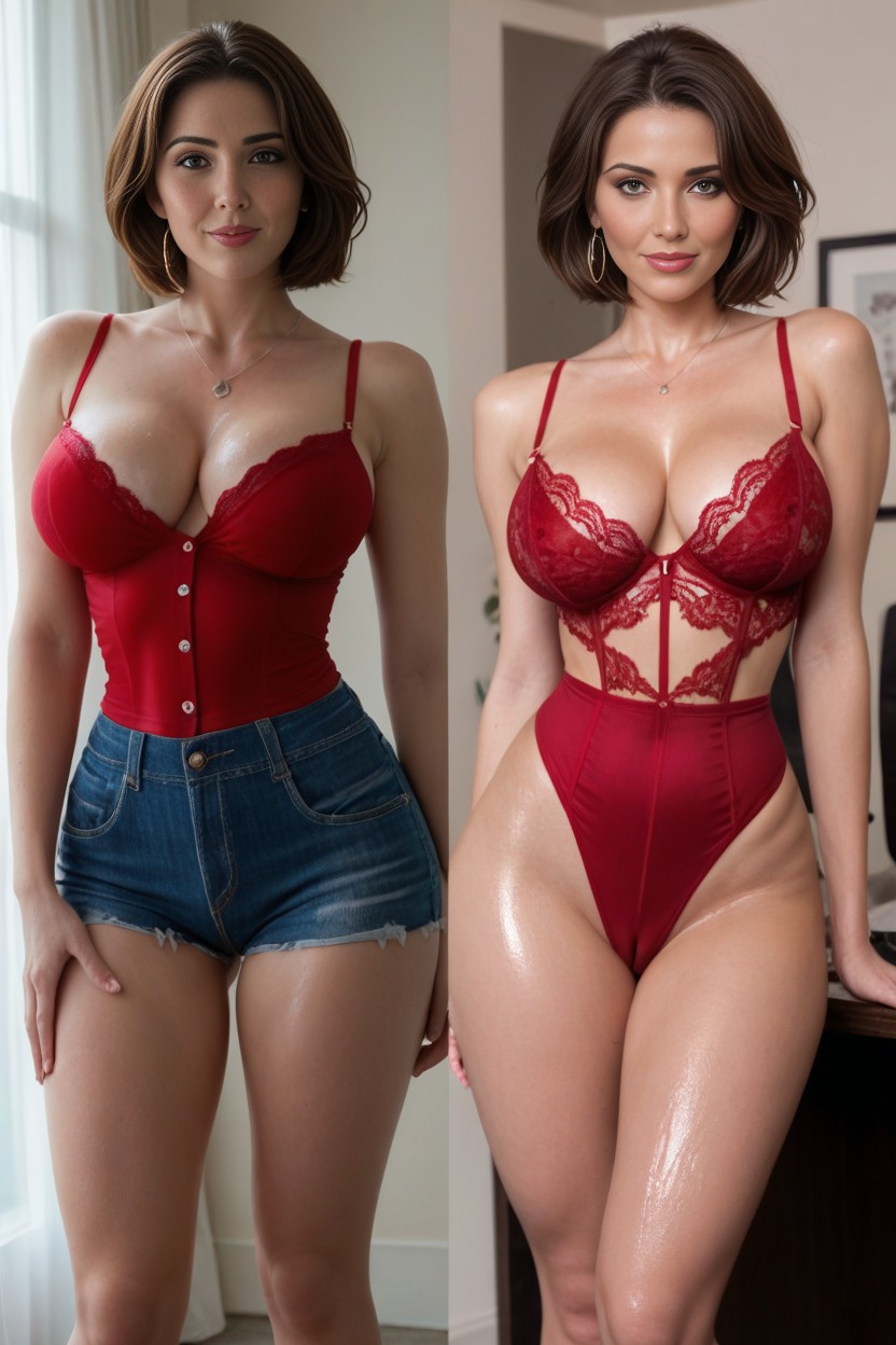 Milf, Bimbo Lips, Short Length AI Porn