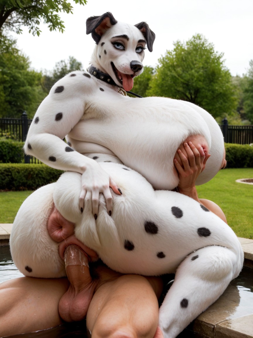 Perfectly Rounded Ass, Snout, Dripping Wet Anus AI Porn