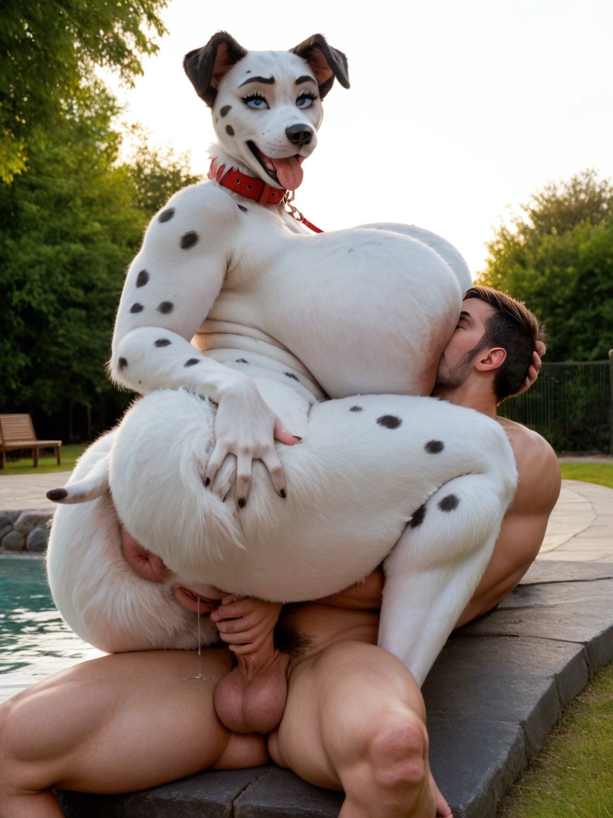 Dalmatian Furry, Gorgeous Eyes, Snout AI Porn