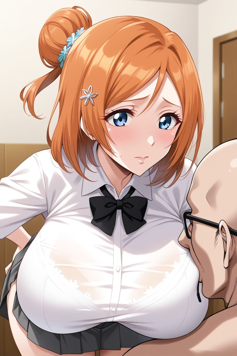 Taller Inoue Orihime, Transform Inoue Orihime's Ass, Perfect Face Hentai AI Porn