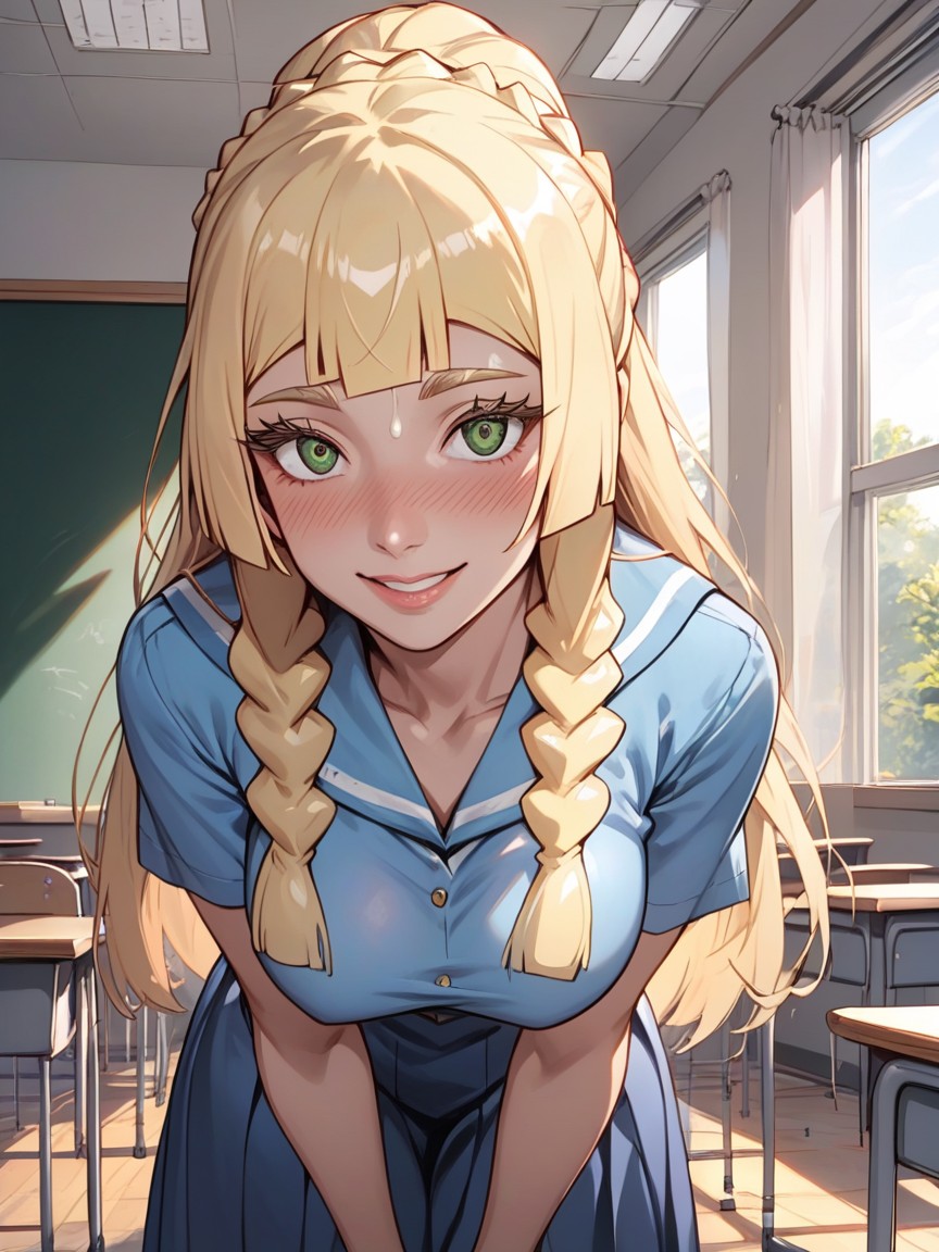 Detailed Eyes, Shiny Skin, Form Fitting Clothes Hentai AI Porn