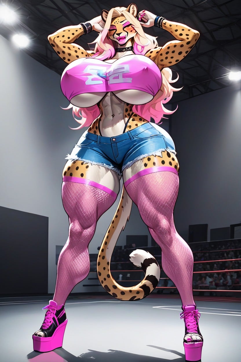 Horny, Shorts Spandex, Babygirl Furry AI Porn