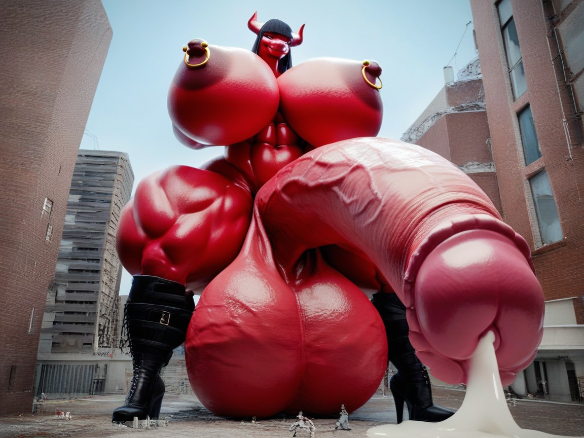 Looking At Viewer, Gigantic Futa, Erect Penis Furry AI Porn