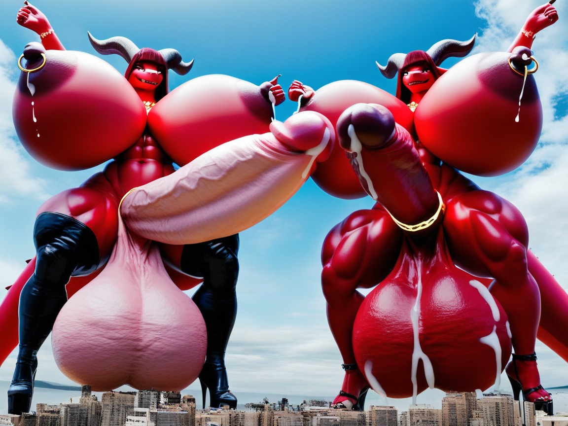 Destruction, Highly Detailed, Massive Fat Tits Furry IA