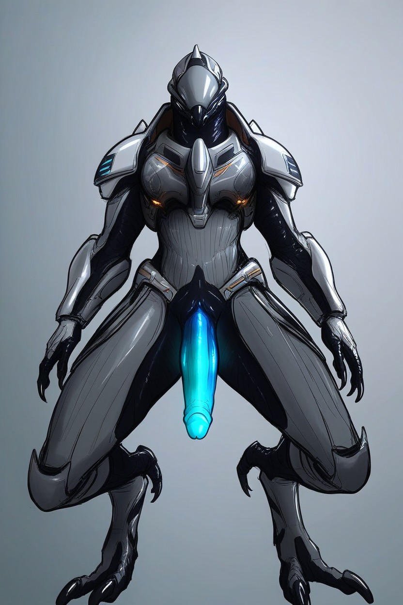Robot Armor, Alien, Sketch Furry AI Porn