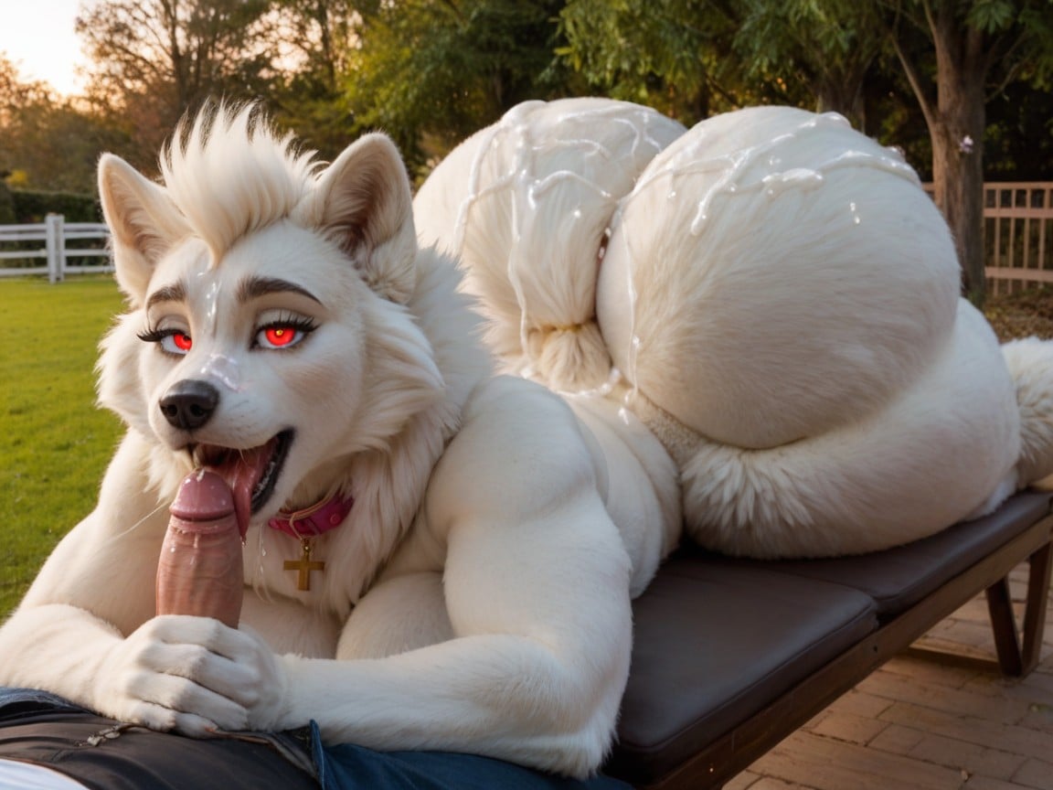 Dense Eyelashes, Snout, Fluffy Hair AI Porn