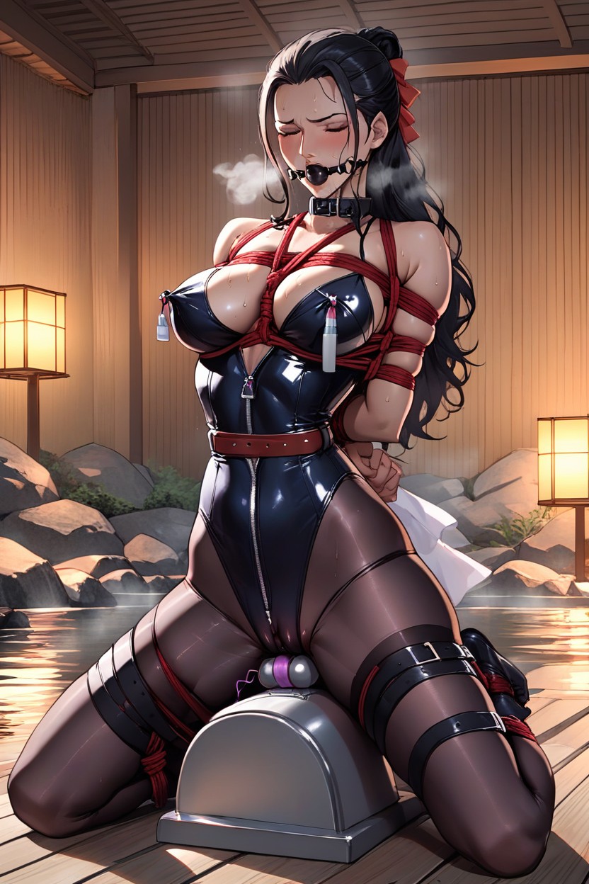Ankle Cuff, Detailed Clothing, Nylon Stockings Porno IA Hentai