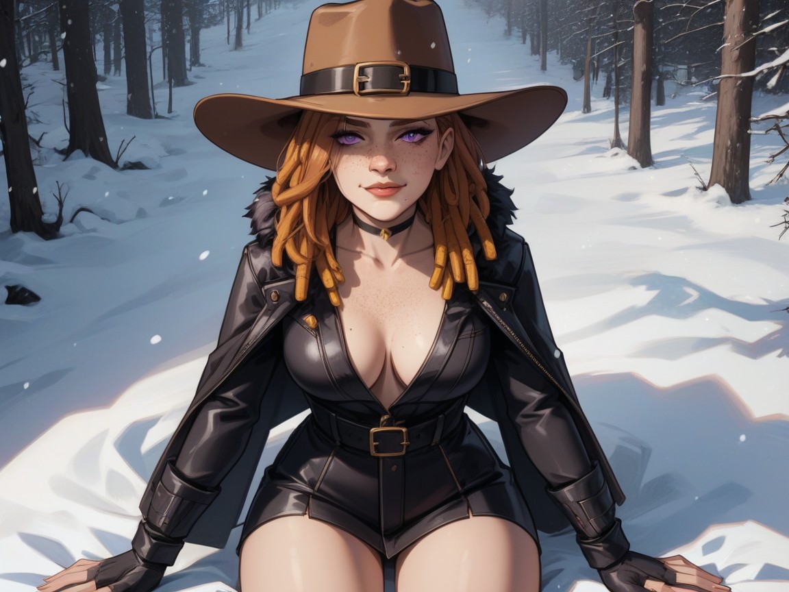 Ski Trip, Low Torso Height, Light Tan Skin Hentai AI Porn