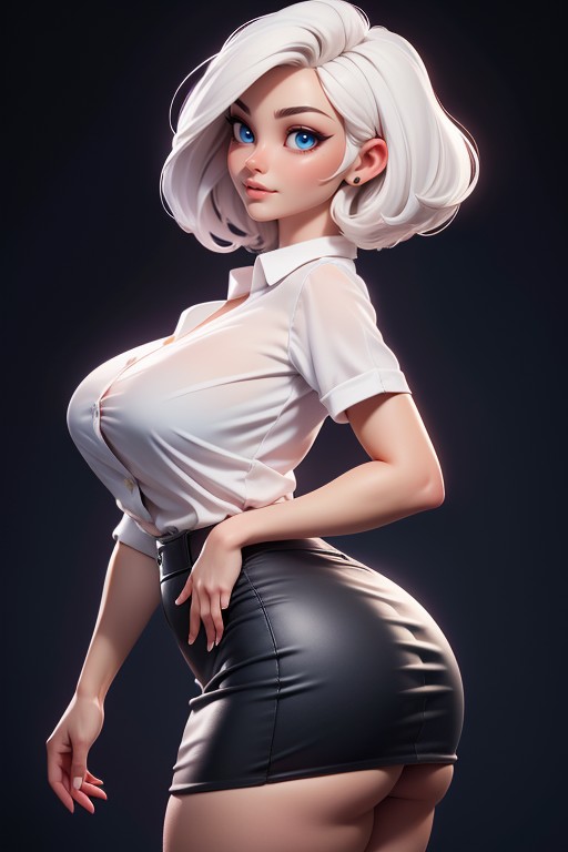 18+, Tall, Office Shirt Hentai AI Porn